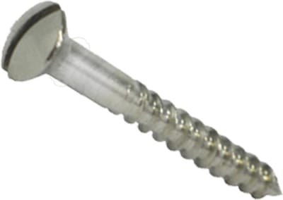 Houtschroeven Vernikkeld - Messing - 3,5 x 25 mm - 200 stuks