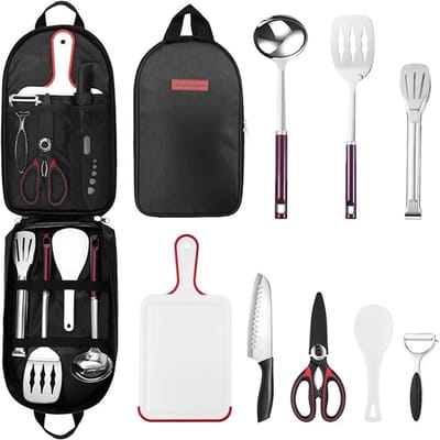 Complete Campingkookgerei Set met 8 Delen