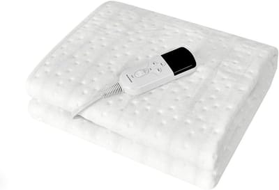 Elektrische deken - Verwarmingskussen - Warmte en comfort - 3 warmtestanden - 150 x 80 cm - Grijs