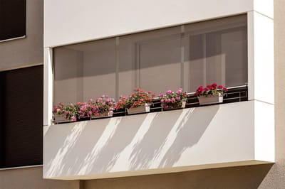 Coloray Buitenrolgordijn - Lichtbruin Buitenjaloezie - 40x180 cm - Zonnescherm Verticaal - Privacy Scherm Terras - Zonwering Balkon - Verticale Markies - Screen Buiten - Zonwerende Screen