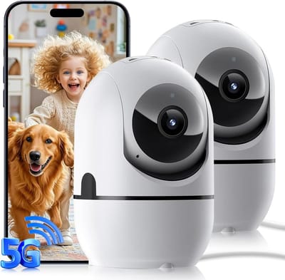 Beveiligingscamera Binnen - Babyfoon Camera Huisdier - Thuis Bewaken - 360 Graden Zicht - 69 x 102 x 69 cm