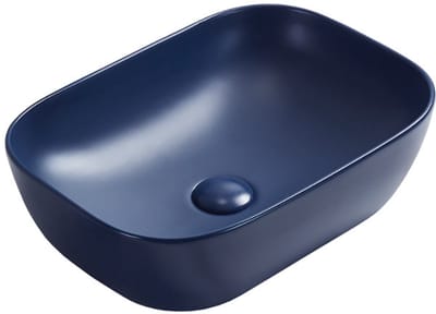 Mexen Rita opzetwastafel 45 x 32 cm, matblauw - 21084542