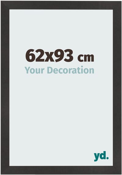 Your Decoration - Fotolijst 62x93 cm - MDF - Zwart Mat - Bologna
