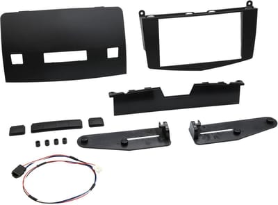 2-DIN Paneel geschikt voor Mercedes Benz C-Klasse ( W204)(S204) 2007-2011 Kleur: Zwart