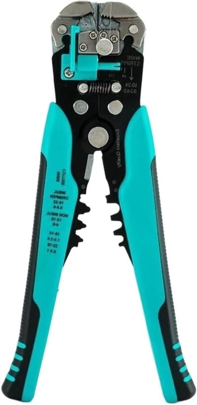 Draadstripper Krimptang - Multifunctioneel Gereedschap - Kabel Bewerken - Geïntegreerde Tool - 10x10 mm - Blauw
