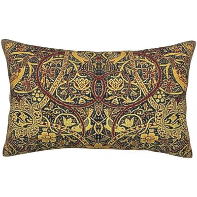 William Morris Bullerswood Rechthoekige Kussensloop Kussenhoes Decor Slaapkamer Bed Huis Comfort Plaid Kussen 60x40cm black