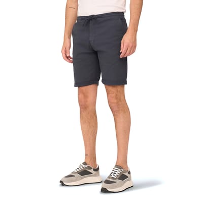 Solution Clothing Sulta - Chino broek - Short - Stretch - Chino's - Regular Fit - Volwassenen - Heren - Mannen - Navy - S