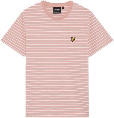 T-shirt Lyle &amp; Scott TS2408V PIQUE BRETON T-SHIRT-Y152 PINK GRAPEFR