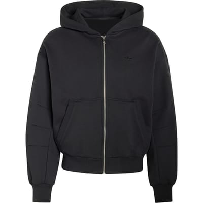 Adidas Originals Premium Essentials Cropped Jas Met Capuchon Zwart