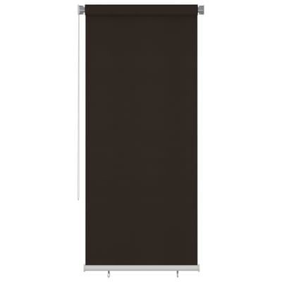 vidaXL Rolgordijn voor buiten 105(B)x230(H) cm HDPE bruin