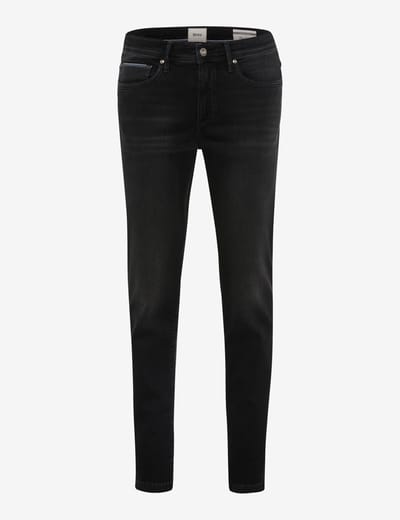 Brax Heren Jeans  Style CHRIS GREY HURRICANE USED, denim donkergrijs, maat 33/32