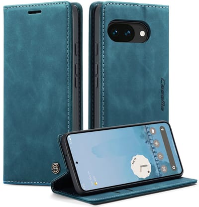 CaseMe Hoesje - Geschikt voor Google Pixel 10a Hoesje - CaseMe 013 Book Case - Blauw