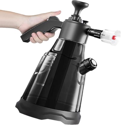 Schuimpistool Auto - Sneeuwschuim sproeier - Auto reinigen - Ergonomisch handvat - 2.3 liter tank - Zwart