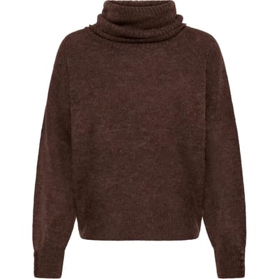 relaxed fit gebreide pullover met col model 'IHKAMARA'