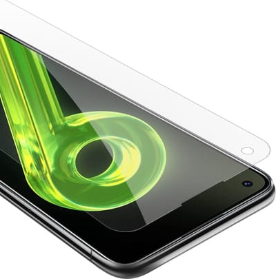 Cadorabo Screenprotector geschikt voor Realme 9 4G / 9 PRO+ - Pantser film Beschermende film in KRISTALHELDER Geharde (Tempered) display beschermglas in 9H hardheid met 3D Touch