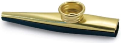 Metalen Kazoo Instrument in Zilverkleur voor Muziek en Plezier