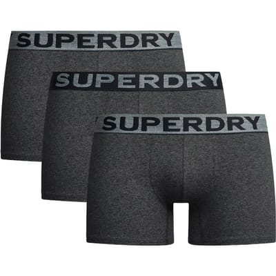 Boxershorts van biologisch katoen Superdry (x3)