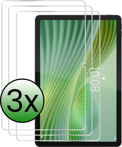 Screenprotector - 3 Stuks Geschikt voor Lenovo Tab 10.1 inch - Extra Sterk - Beschermglas - Gehard Glas - Tempered Glass - Screen Protector