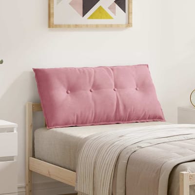 vidaXL Rugkussen Roze 100 x 50 cm Katoen Stof