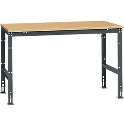 Manuflex werktafel UNIVERSAL Standaard, 1500 x 1000 mm, multiplex natuur, antraciet