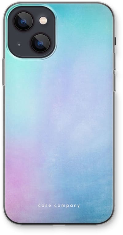Case Company® - Hoesje geschikt voor iPhone 13 mini hoesje - Mist pastel - Soft Cover Telefoonhoesje - Bescherming aan alle Kanten en Schermrand