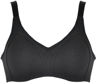 Naturana naadloze soft BH zonder beugels maat 80B zwart