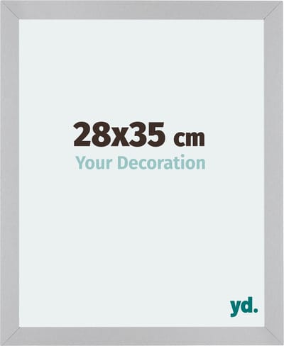 Your Decoration - Fotolijst 28x35 cm - MDF - Zilver Mat - Mura