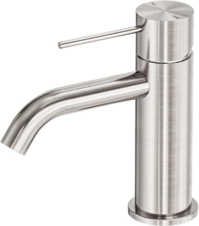 Owen & Finch Wastafelmengkraan 1-Gats Laag Model Geborsteld Nikkel | Brushed Nickel | RVS