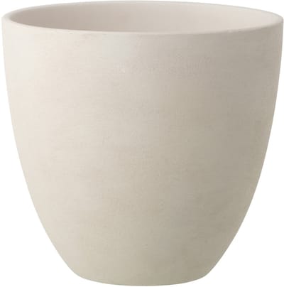 J-Line bloempot Rond - keramiek - wit - large