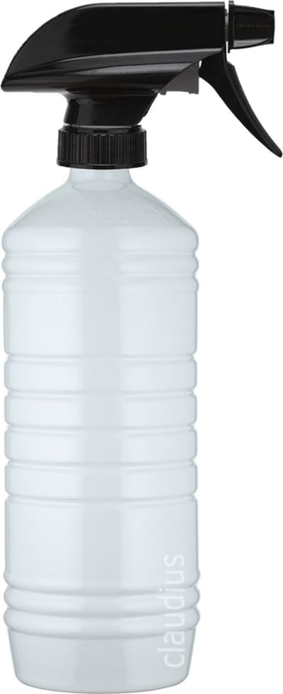 Lege Plastic Fles 1 liter PET wit - met zwarte spraykop - set van 10 stuks - Navulbaar - Leeg