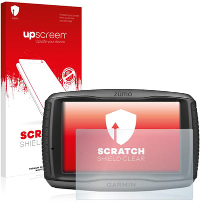 upscreen - Screenprotector voor Garmin zumo 590LM - Folie Beschermfolie transparant