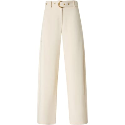 Vrouwenbroek Pinko - Lexy pantalone frisottino - wit