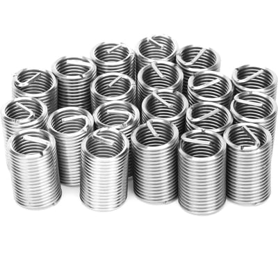 20 Stuks Draadreparatiehuls Bus Schroef Roestvrij Staal Draadinzetstuk M12 x 1.52.5D