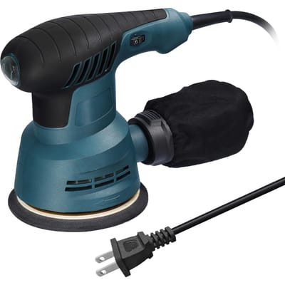 Ponceuse excentrique électrique portative 300W, plaque de ponçage 5 pouces 125mm, ponceuse électrique pour le traitement du bois US Plug