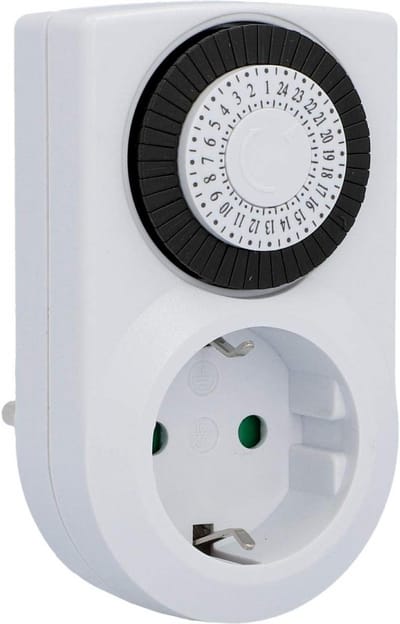 Mechanische Dag Timer voor Binnen - Met 30 Minuten Interval voor Verlichting en Apparaten