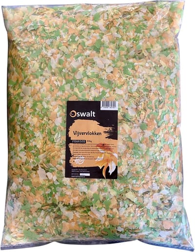 Oswalt Vijvervlokken - Visvoer - 77 Liter - Bulkportie - 10 KG