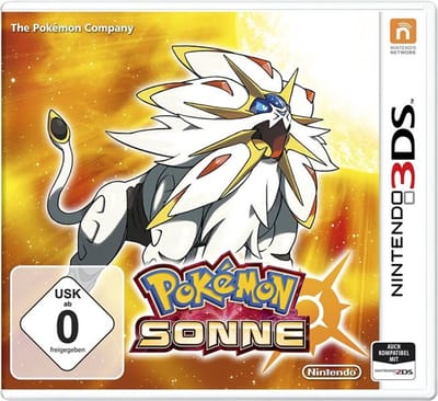 Nintendo Pokémon Sun, 3DS, Nintendo 3DS, Multiplayer modus, E (Iedereen)