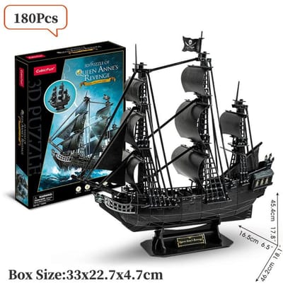 Hoge Kwaliteit 3D Zelfmontage Hoge Kwaliteit Puzzels Hoge Kwaliteit Groot Hoge Kwaliteit Zwart Hoge Kwaliteit Parel Hoge Kwaliteit Piraat Hoge Kwaliteit Schip gray