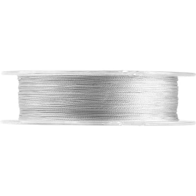 100m PE Tressé 4 Brins Lignes de Pêche Super Résistantes Multifilament Corde de Pêche Cordon Gris (1,5) gris