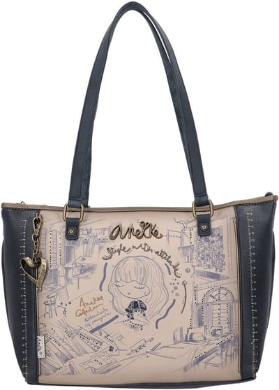 Anekke schoudertas shopper Studio Shoulder Bag Multicolor veelkleurig