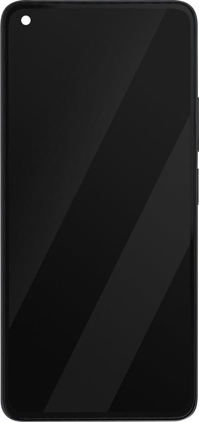 Xiaomi, Scherm + Kader Geschikt voor Xiaomi 11 Lite 5G NE Volledig blok Origineel scherm, Zwart