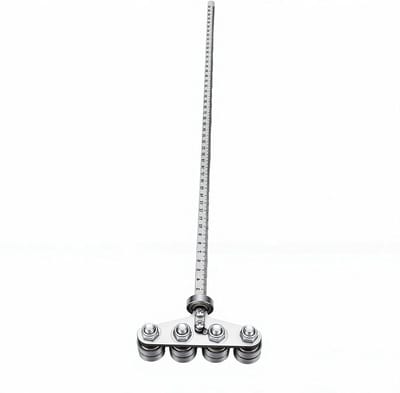 Cirkelzaag Geleiderail - Positioneringsschuifmaat Zaag - Nauwkeurig Zagen - Roestvrij Staal - 50 cm - Zilver
