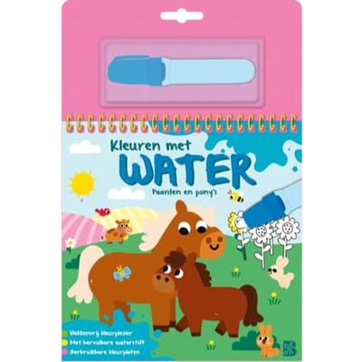 Kleuren Met Water 2026: Paarden En Pony's - Kleuren Met Water