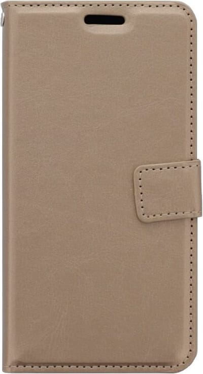 LuxeBass Boekhoesje geschikt voor Samsung Galaxy Xcover 5 - Goud gsm hoesje - telefoonhoes - telefoonhoesjes