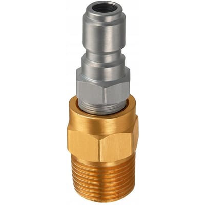 Rosfix Snelkoppelingstekker M22M-3/8 - M22 Buiten Draad 3/8" - Verzinkt Staal, M22x1,5