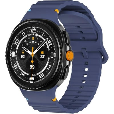 Kalebol Samsung Galaxy Watch8 (Classic) Siliconen Horlogebandje Blauw