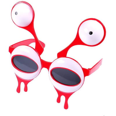 Grote Ogen Buitenaardse Zonnebril Grappige Verjaardagsfeest Brillen Zelf-Props Stijlvolle Kinderen Volwassenen Decoratieve Oogkleding