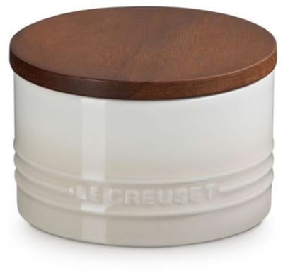 Le Creuset Signature Voorraadpot Met Houten Deksel 0,47 Liter Meringue