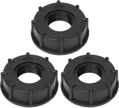 Allecto - IBC Tank Connector - Lekvrije Adapter - Tuinslang - G1 Draad - Waterdichte Verbinding - Geschikt voor Tuinieren - Enkelstuk