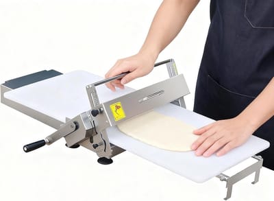 Instelbare Deegroller RVS - Opvouwbaar en Ruimtebesparend voor Pasta, Pizza en Gebak